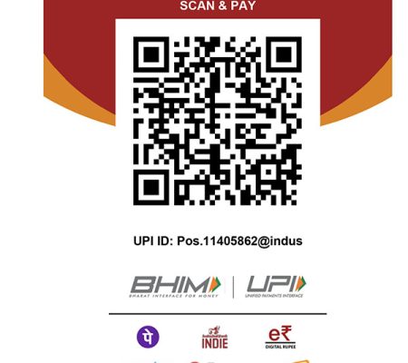 IndusInd QR Sticker